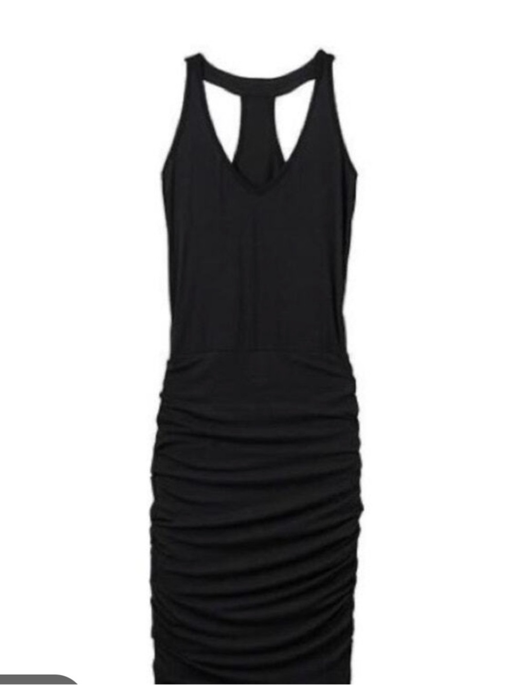 Athleta Black Racerback Tank Dress